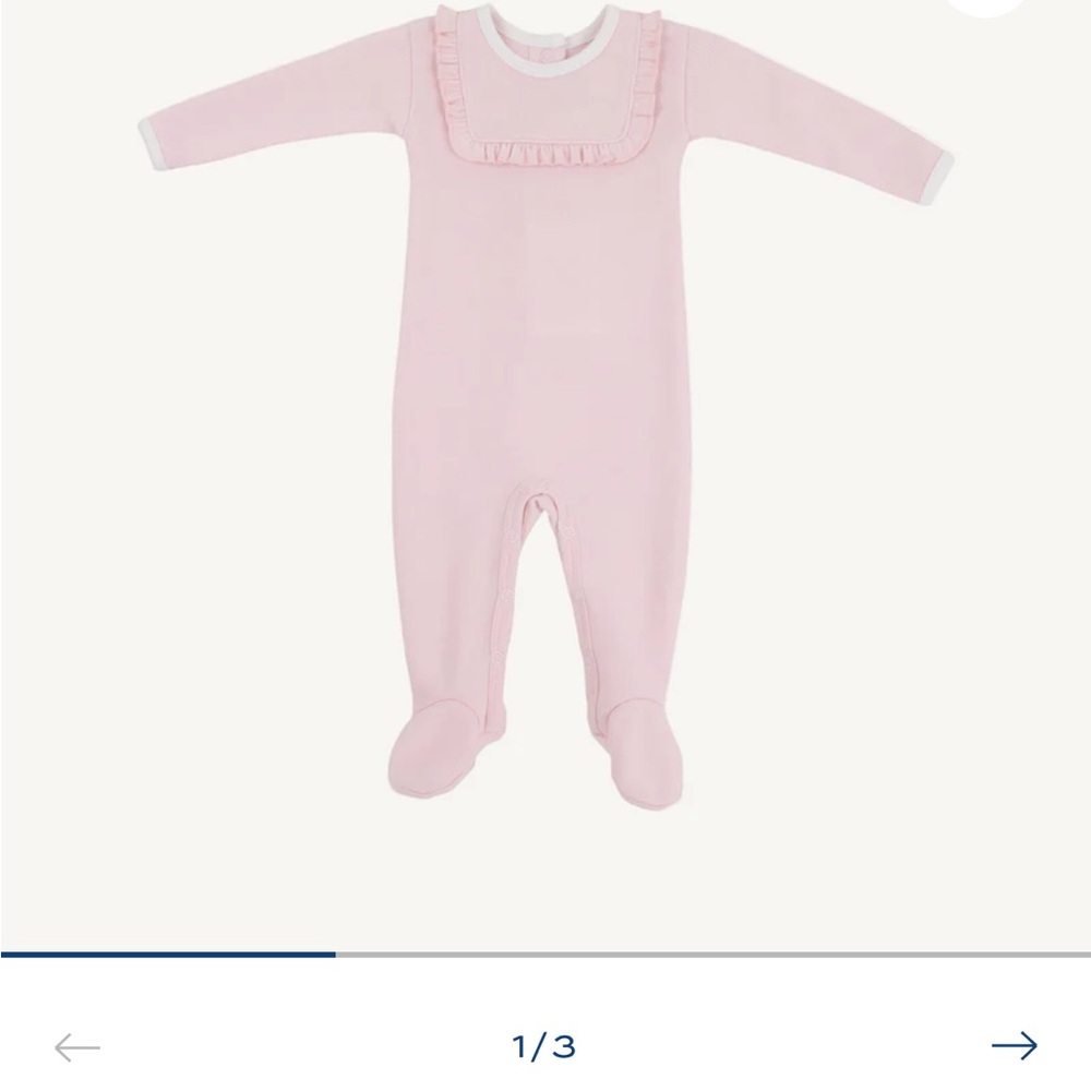 NWT The Beaufort Bonnet Company Rock Me Romper with Bundle Me Bonnet